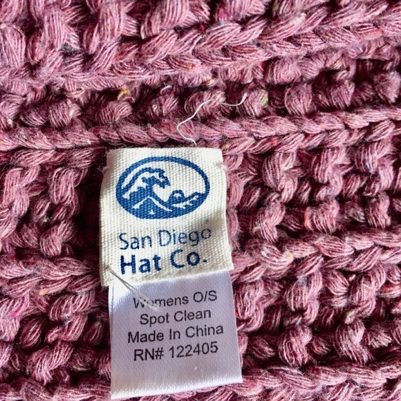 Dusty Rose Hemp and Cotton Hat - Picture 4 of 4